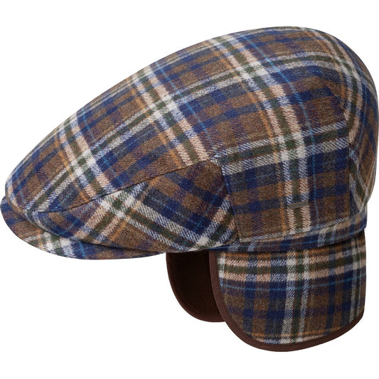 Bailey 1922 wickes 5 panel earflaps flatcap, Grün
