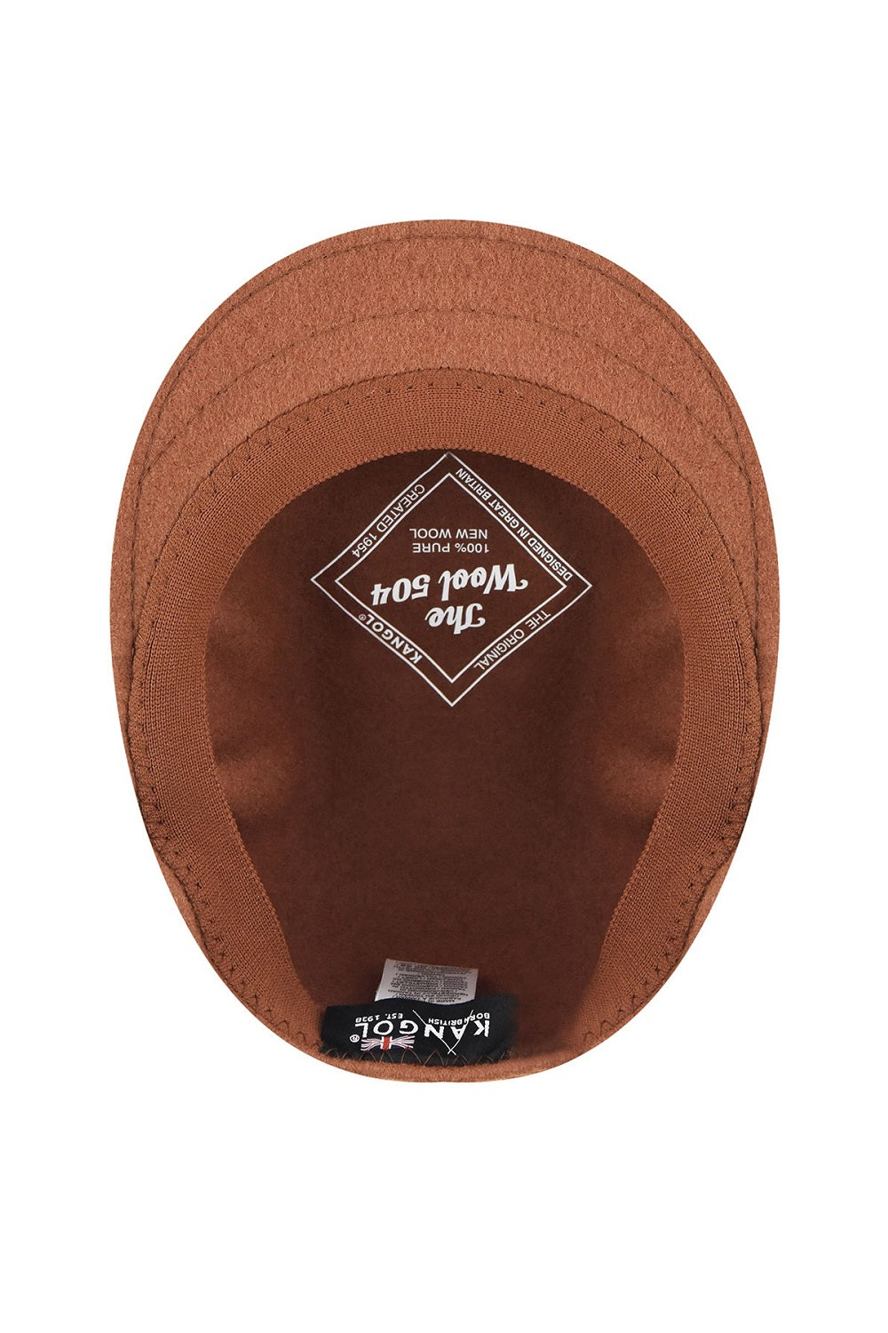 Basca Kangol Wool 504 Mahogany, Maro