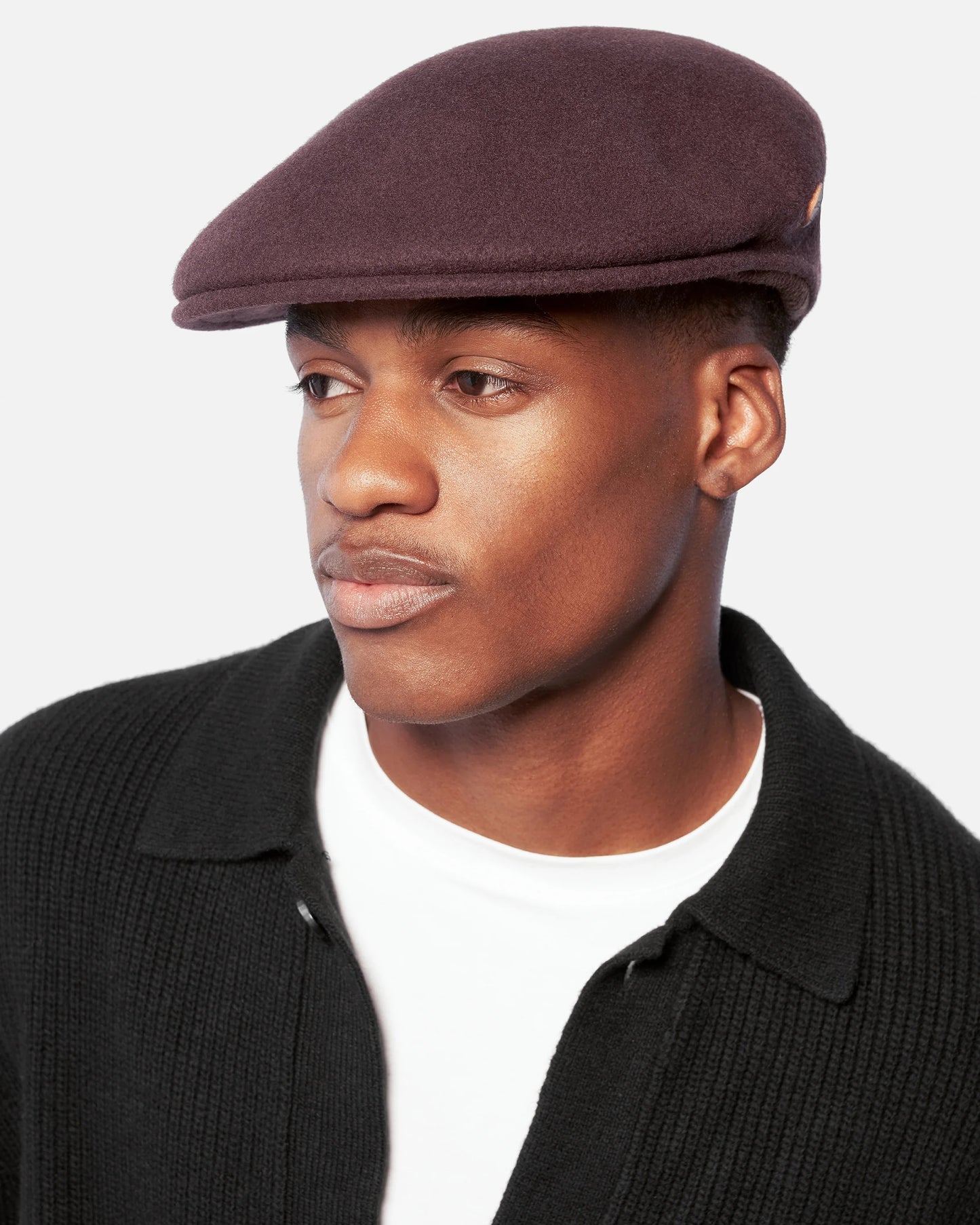 Kangol schiebermütze wolle 504 earlap flatcap, Braun