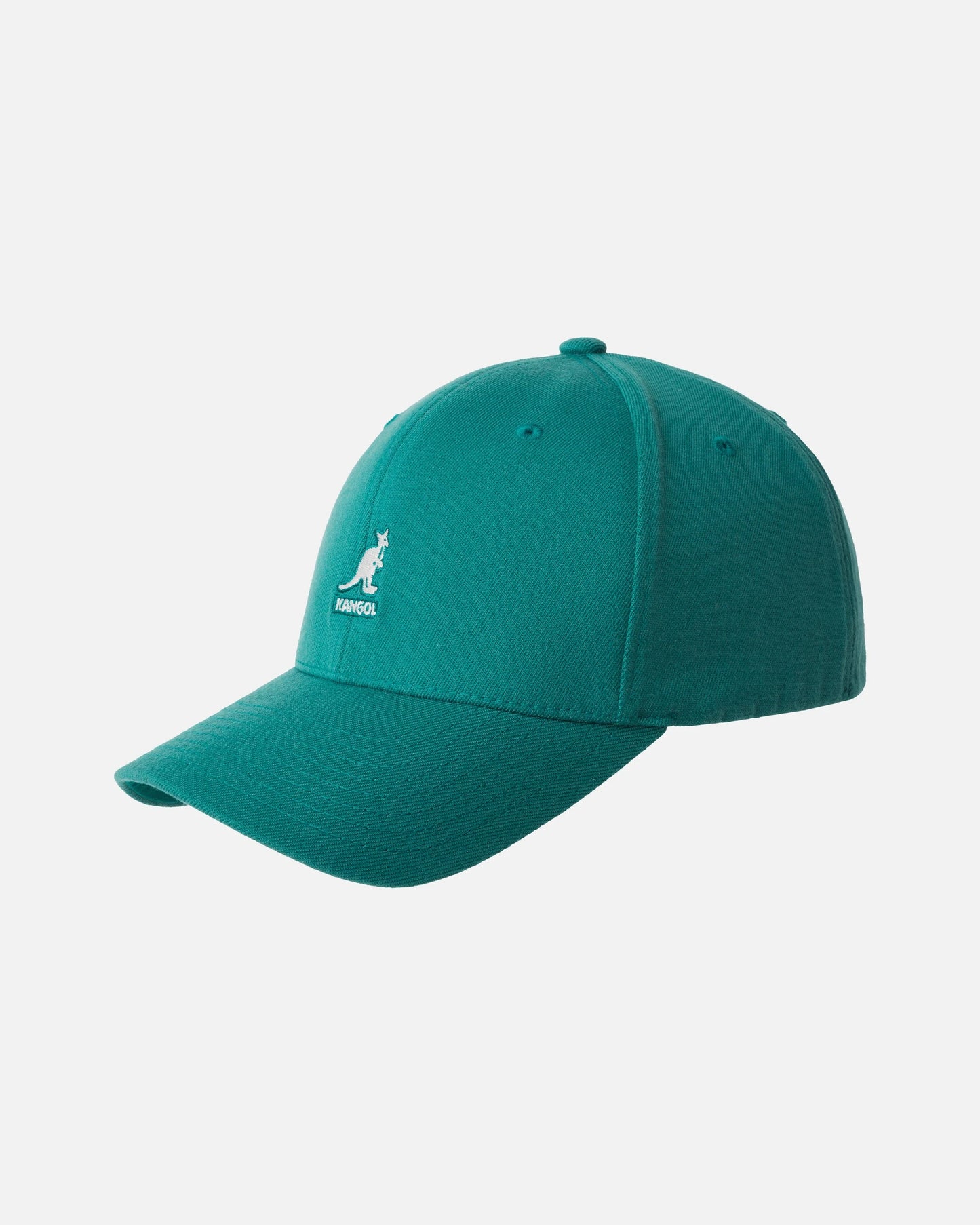 Kangol wool flexfit baseball cap, Grün