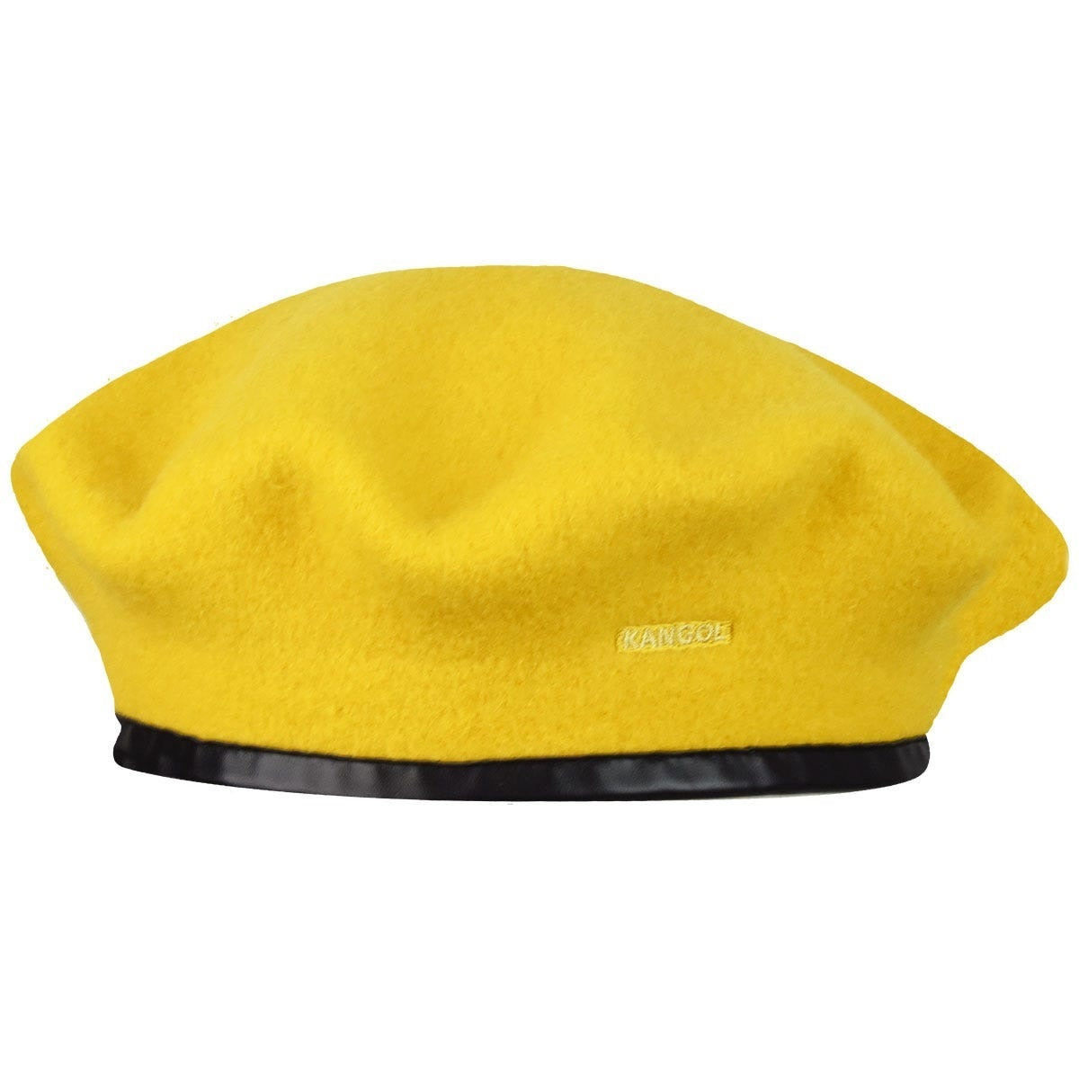 Kangol wool monty beret baskenmütze, Gelb