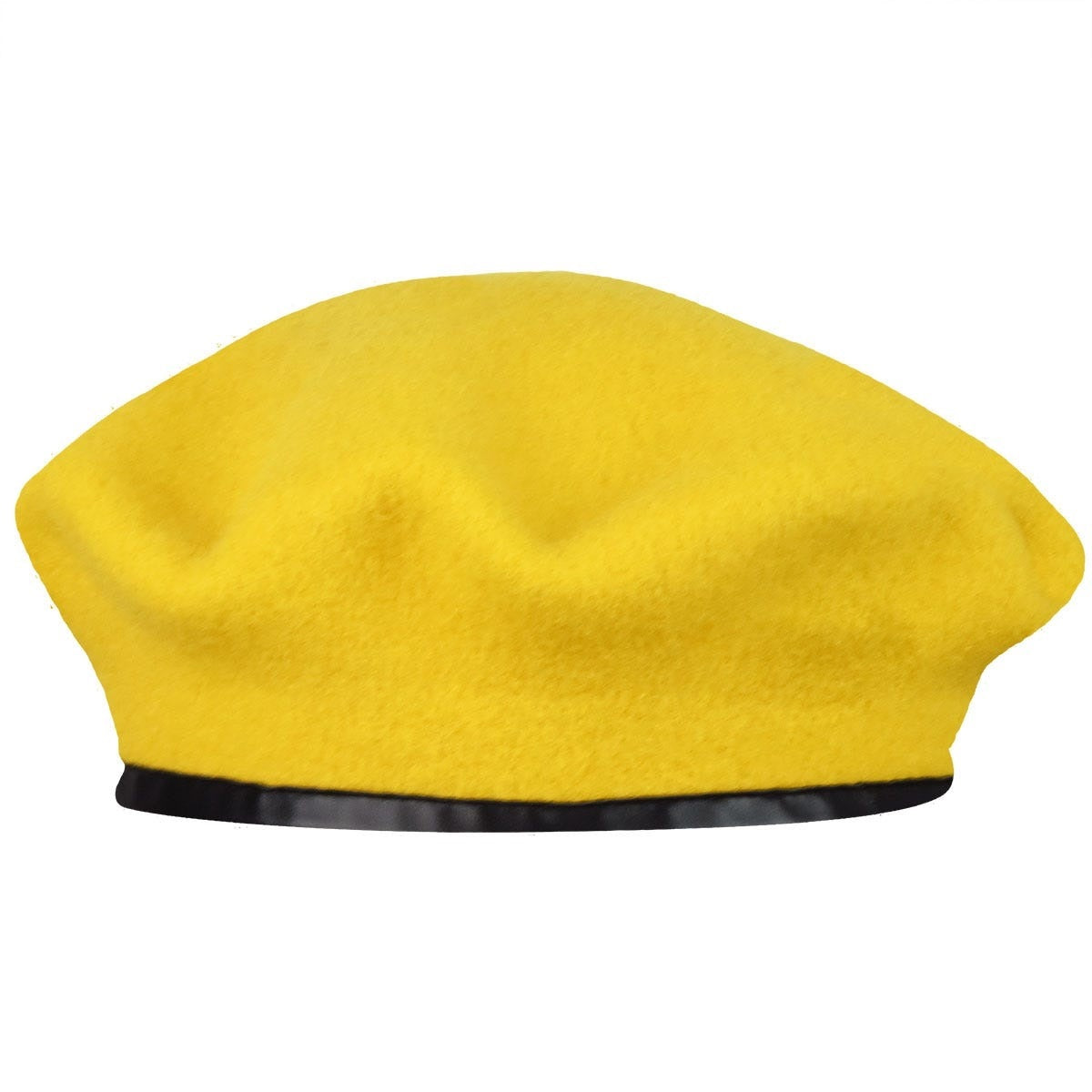 Kangol wool monty beret baskenmütze, Gelb