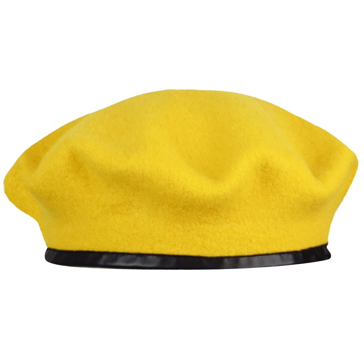 Kangol wool monty beret baskenmütze, Gelb