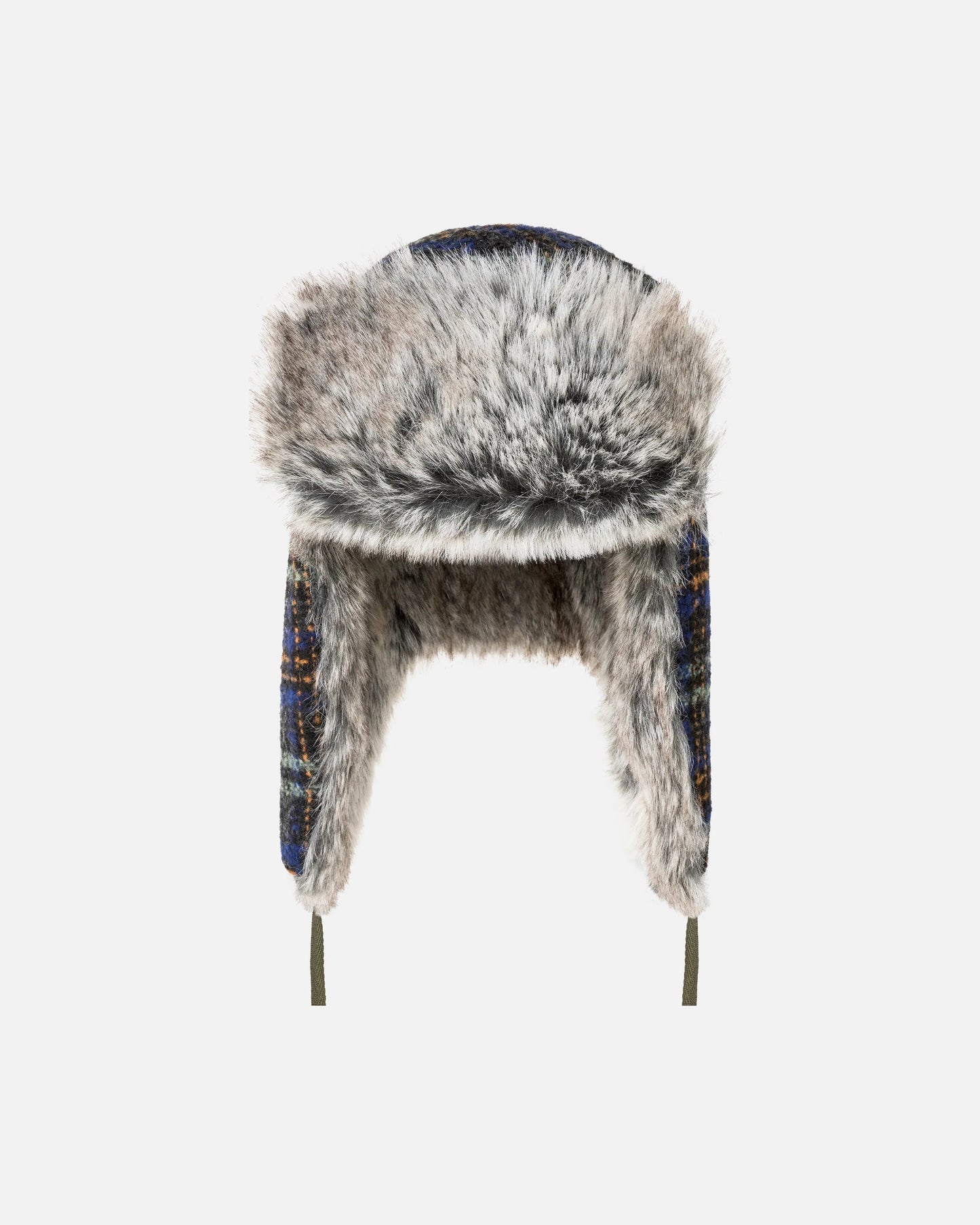 Kangol Ushanka Cap Fellmütze, Dunkelgrau