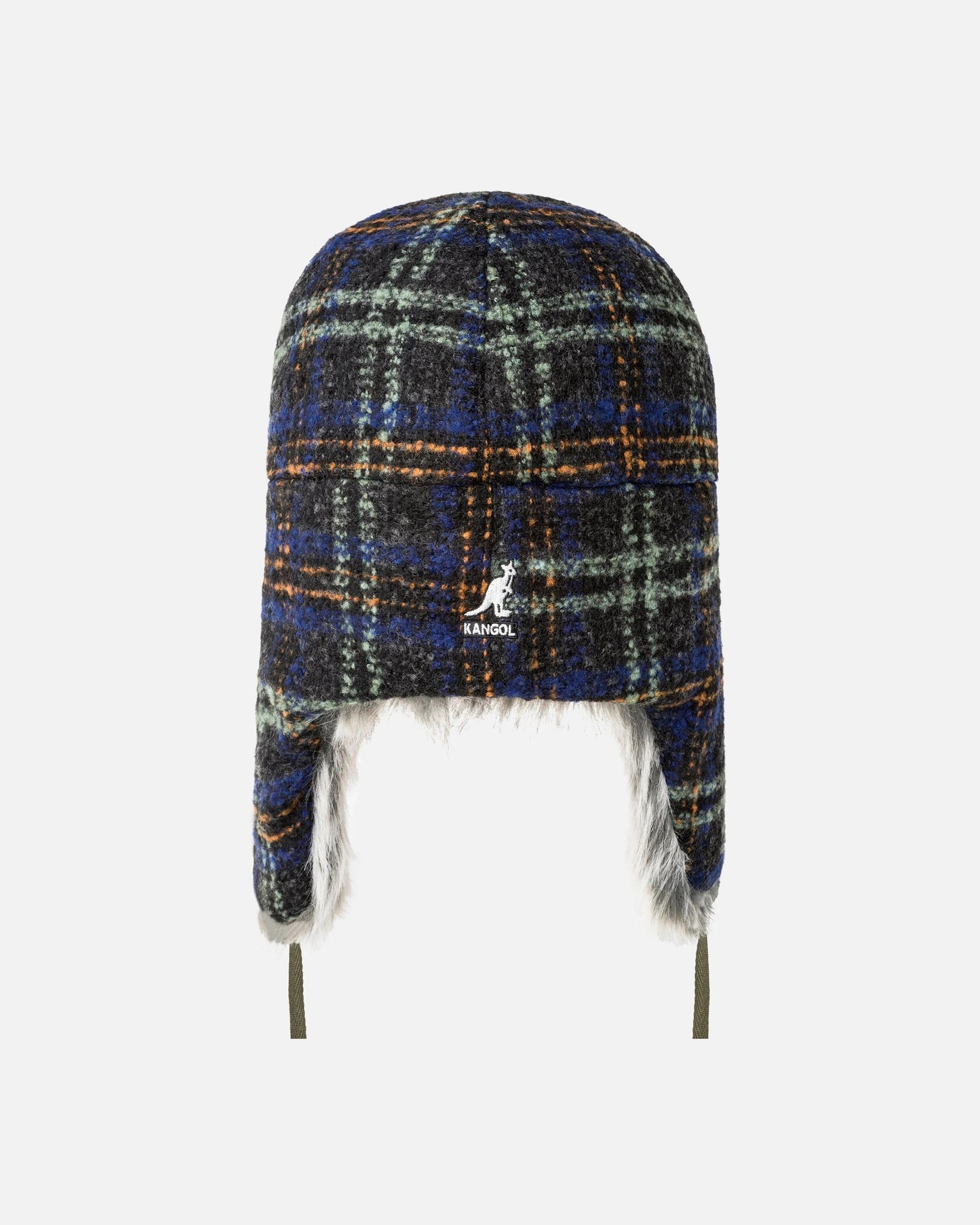 Kangol Ushanka Cap Fellmütze, Dunkelgrau