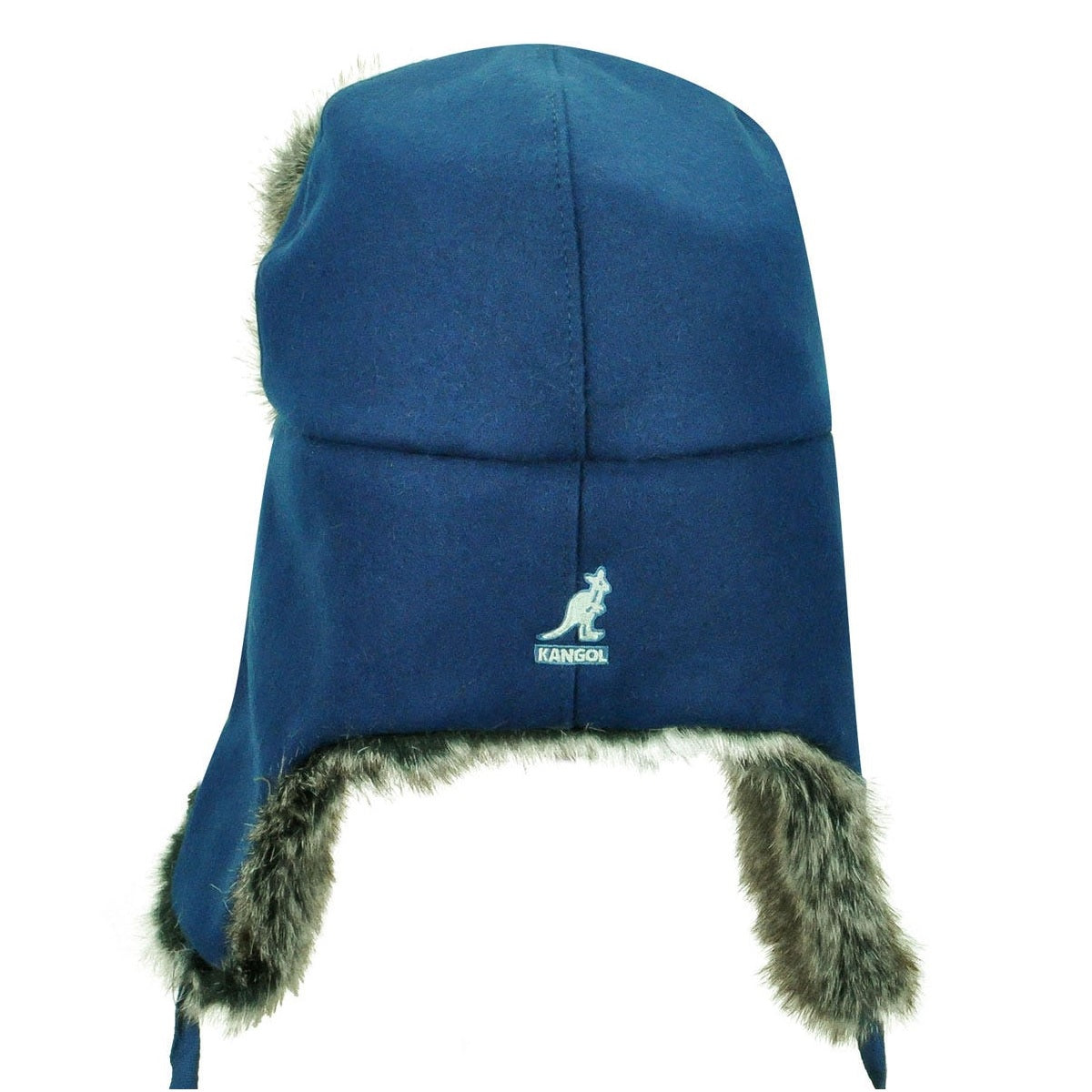 Kangol Ushanka Cap Fellmütze, Blau